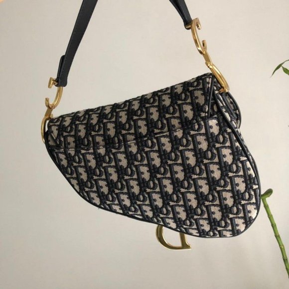 Dior Saddle Bag Large Blue - Picture 2 of 11
